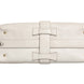 Gucci White Leather Stirrup Top Handle Bag