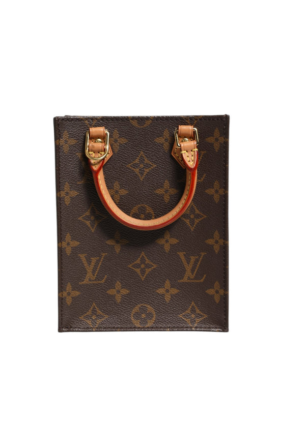 Λουί Βιτόν Τσάντα Petit Sac Plat από Καμβά με Μοτίβο Monogram  