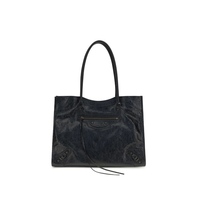 Balenciaga Black Lamb Ovis Aries Aries Shoulder Bag