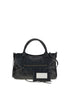 Balenciaga Black Lamb Ovis Aries Aries Shoulder Bag