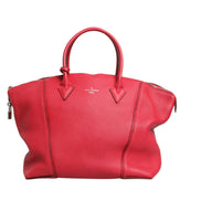 Louis Vuitton Griotte Taurillon Leather Soft Lockit MM Crossbody Bag