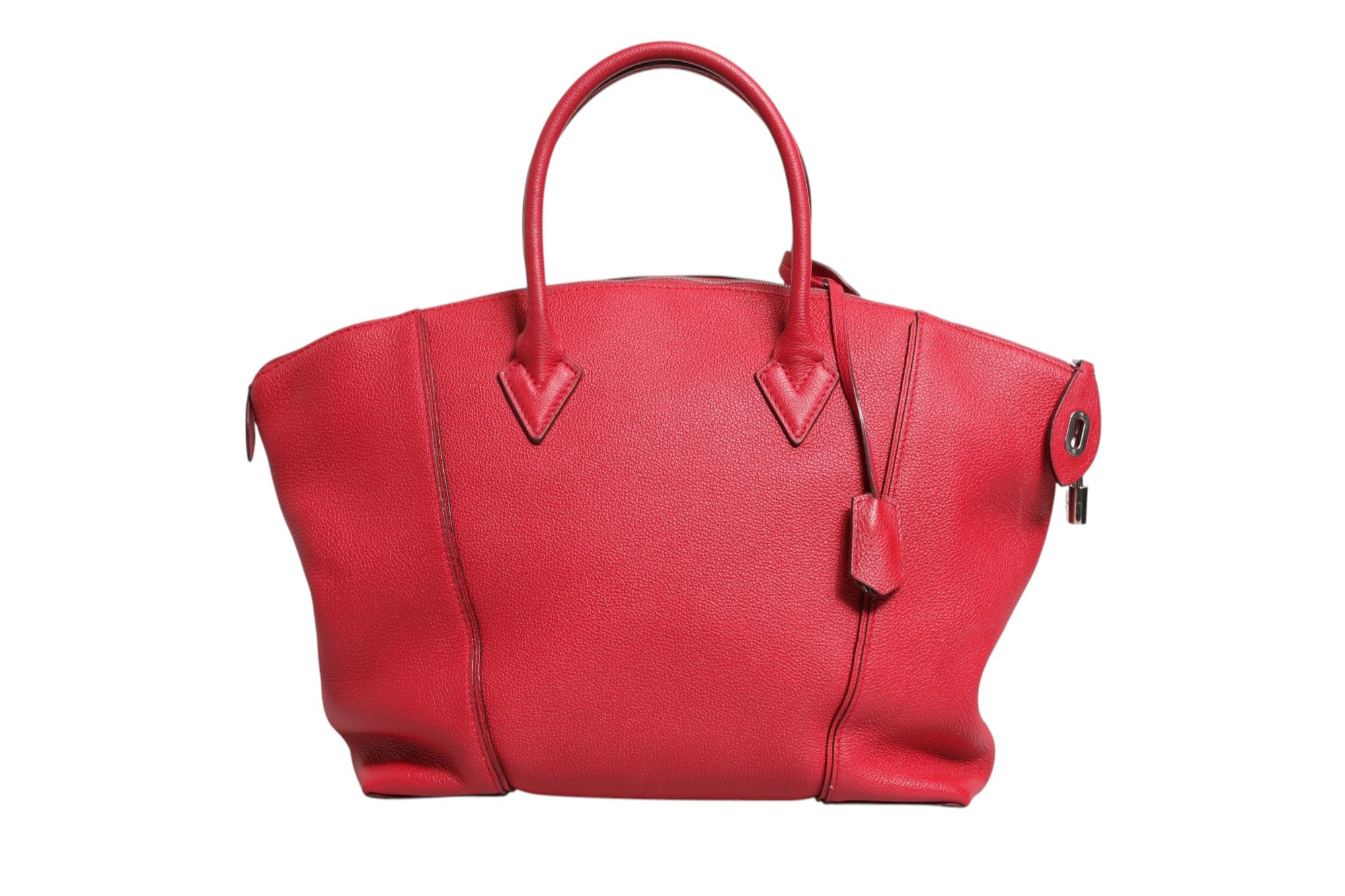 Louis Vuitton Griotte Taurillon Leather Soft Lockit MM Crossbody Bag