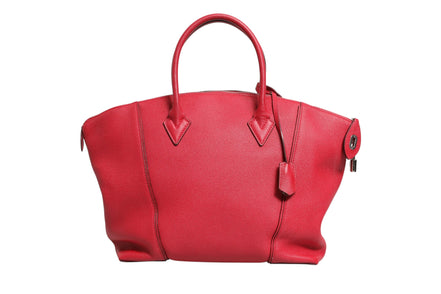 Louis Vuitton Griotte Taurillon Leather Soft Lockit MM Crossbody Bag