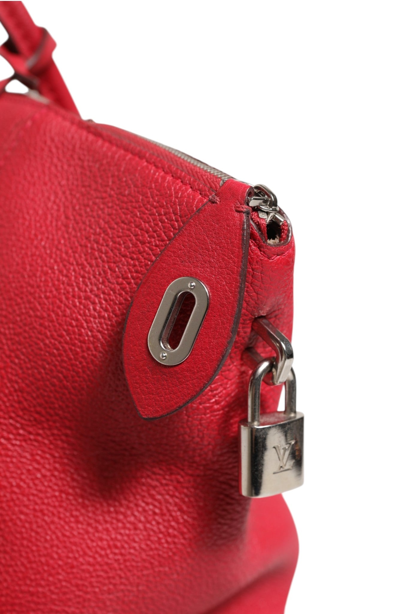 Louis Vuitton Griotte Taurillon Leather Soft Lockit MM Crossbody Bag