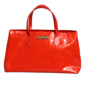 Louis Vuitton Red Monogram Vernis Wilshire PM