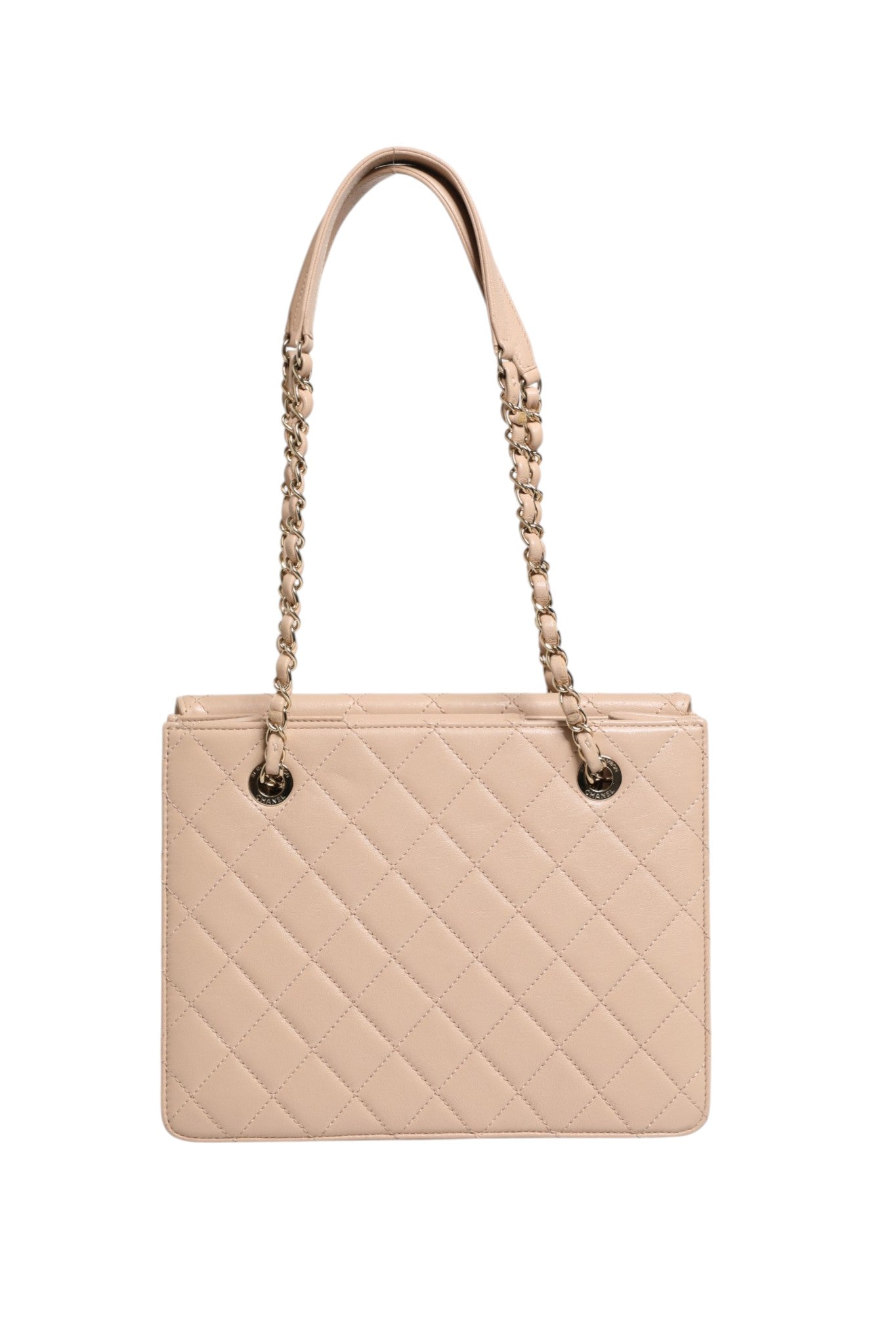 Chanel Quilted Leather Beauty Lock Τσάντα με Καπάκι
