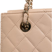 Chanel Quilted Leather Beauty Lock Flap Bag