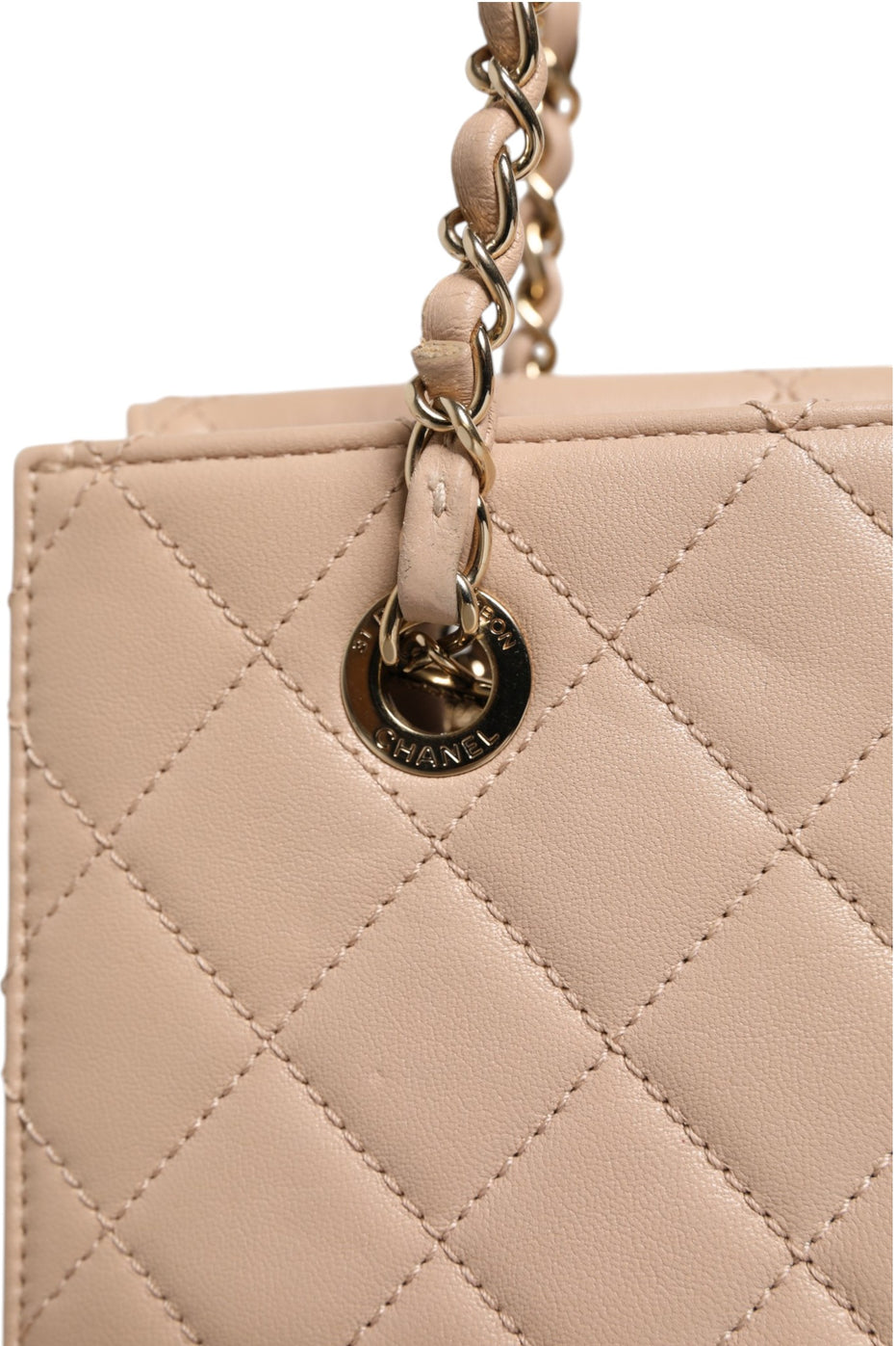 Chanel Quilted Leather Beauty Lock Τσάντα με Καπάκι