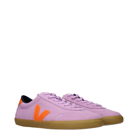 Veja Rio Branco Pink Suede Sneakers