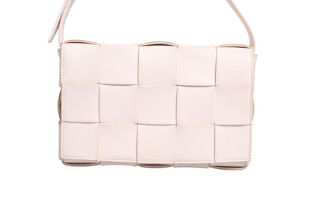 Bottega Veneta Pink Intrecciato Cassette Shoulder Bag