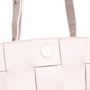 Bottega Veneta Pink Intrecciato Cassette Shoulder Bag