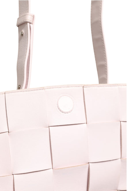 Bottega Veneta Pink Intrecciato Cassette Shoulder Bag
