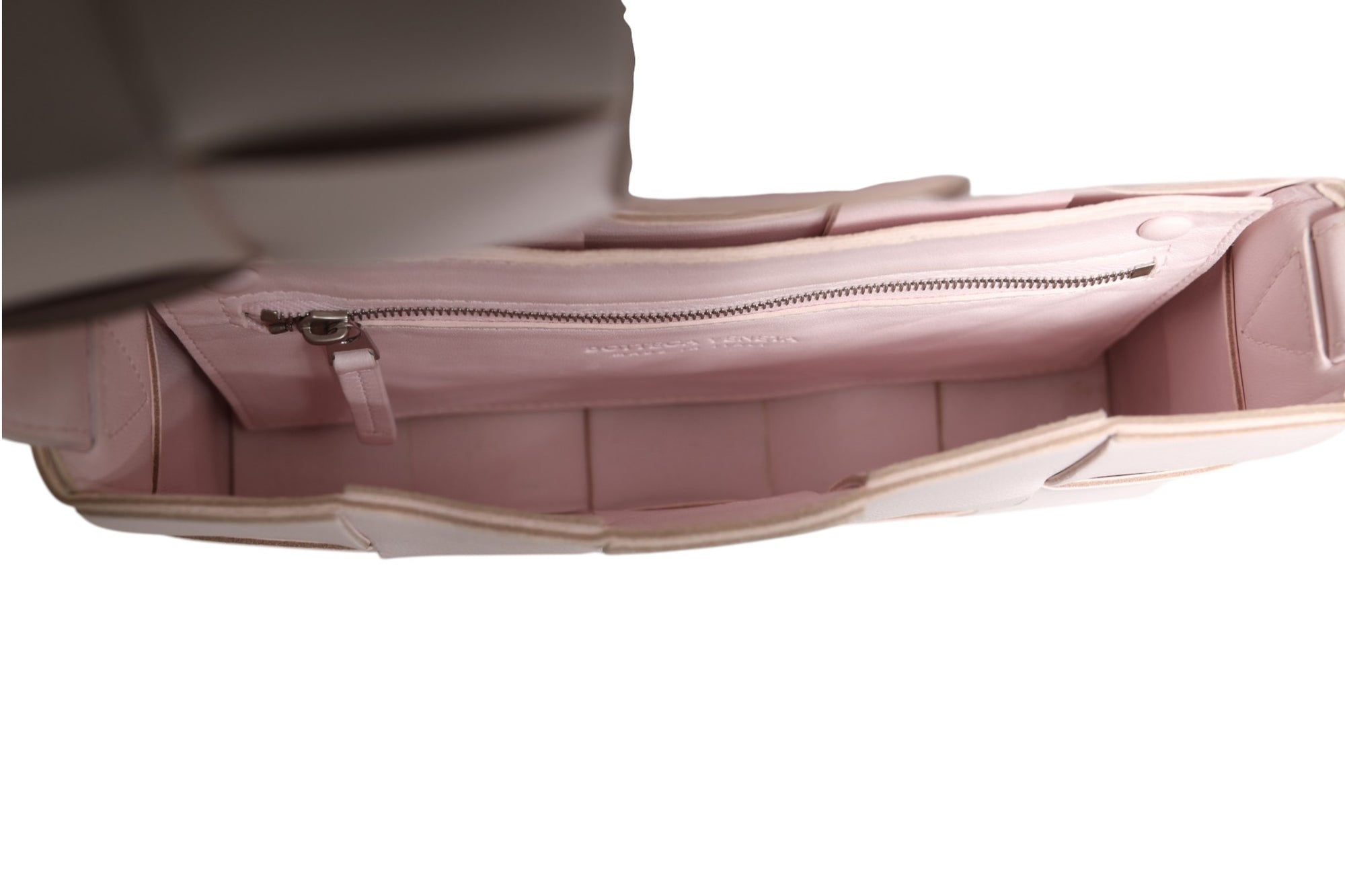 Bottega Veneta Pink Intrecciato Cassette Shoulder Bag