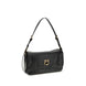 PINKO Black Calf Leather Bos Taurus Shoulder Bag