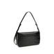 PINKO Black Calf Leather Bos Taurus Shoulder Bag
