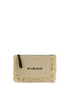 PINKO Beige Polypropylene Clutch Bag