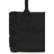 PINKO Black Raffia Shoulder Bag