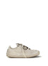 Miu Miu Beige Cotton Platform Sneakers