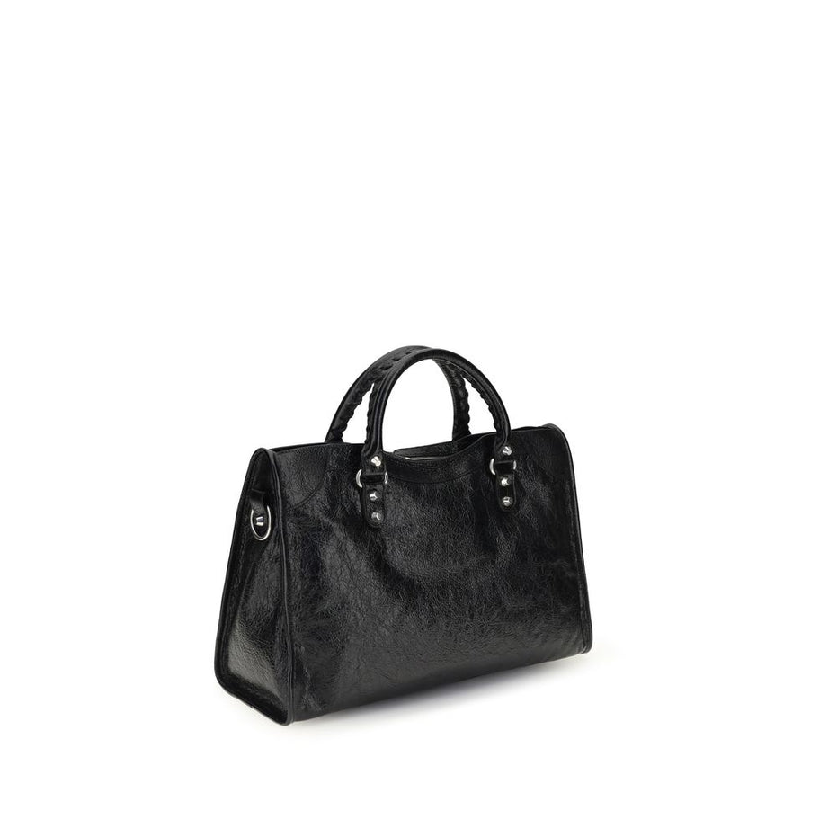 Balenciaga Black Lamb Ovis Aries Aries Handbag