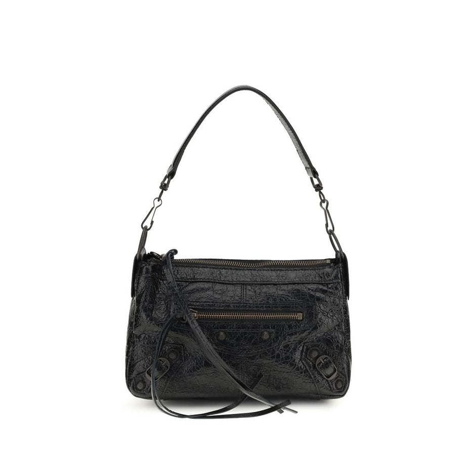 Balenciaga Black Lamb Ovis Aries Aries Handbag