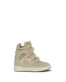 Isabel Marant Beige Calf Leather Bos Taurus Chunky Sneakers