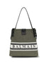 Balmain Bicolor Cotton Backet Bag