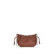 Brunello Cucinelli Brown Calf Leather Bos Taurus Shoulder Bag