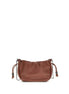 Brunello Cucinelli Brown Calf Leather Bos Taurus Shoulder Bag
