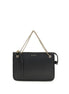 Etro Black Calf Leather Bos Taurus Clutch Bag