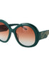 Marciano by Guess Turquoise Acetate Sunglasses