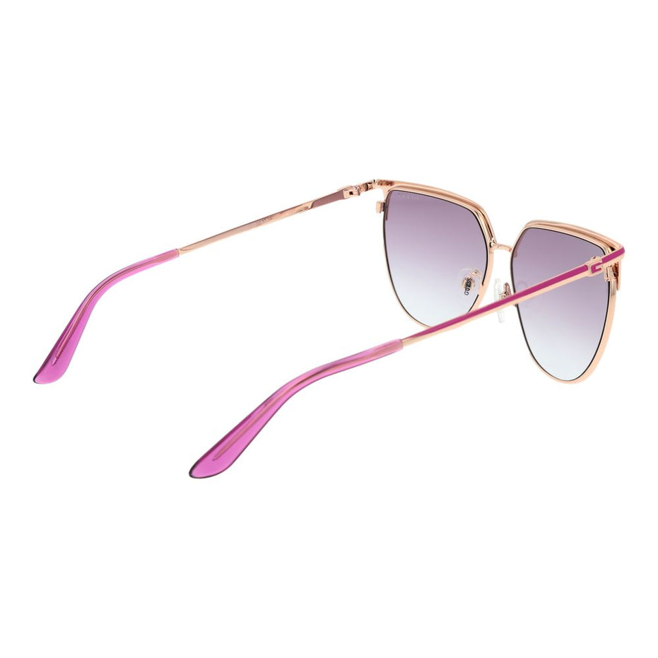 Guess Rose Gold Metal Sunglasses