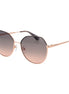 Max & Co Rose Gold Metal & Plastic Sunglasses