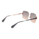 Max & Co Rose Gold Metal Sunglasses