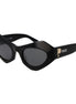 Emilio Pucci Black Plastic Sunglasses