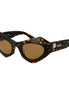 Emilio Pucci Brown Plastic Sunglasses