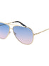 Emilio Pucci Gold Metal Sunglasses