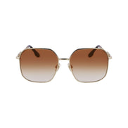 Victoria Beckham Gold Metal Sunglasses
