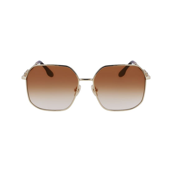 Victoria Beckham Gold Metal Sunglasses