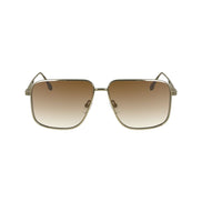 Victoria Beckham Gold Metal Sunglasses