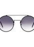 Andy Wolf Black Metal Sunglasses