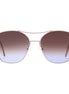 Andy Wolf Brown Metal Sunglasses