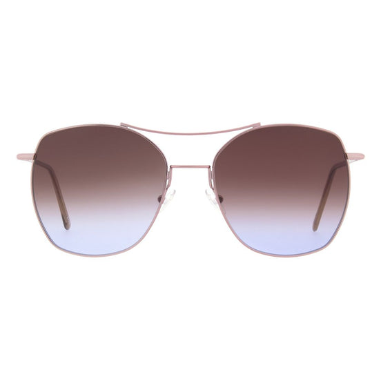 Andy Wolf Rose Gold Metal Sunglasses