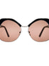 Andy Wolf Black Metal Sunglasses
