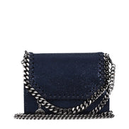 Stella McCartney Blue Logo Zip Coin Purse