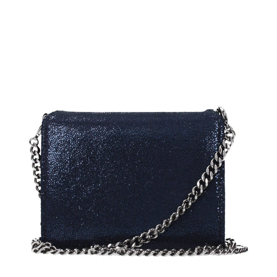 Stella McCartney Blue Logo Zip Coin Purse