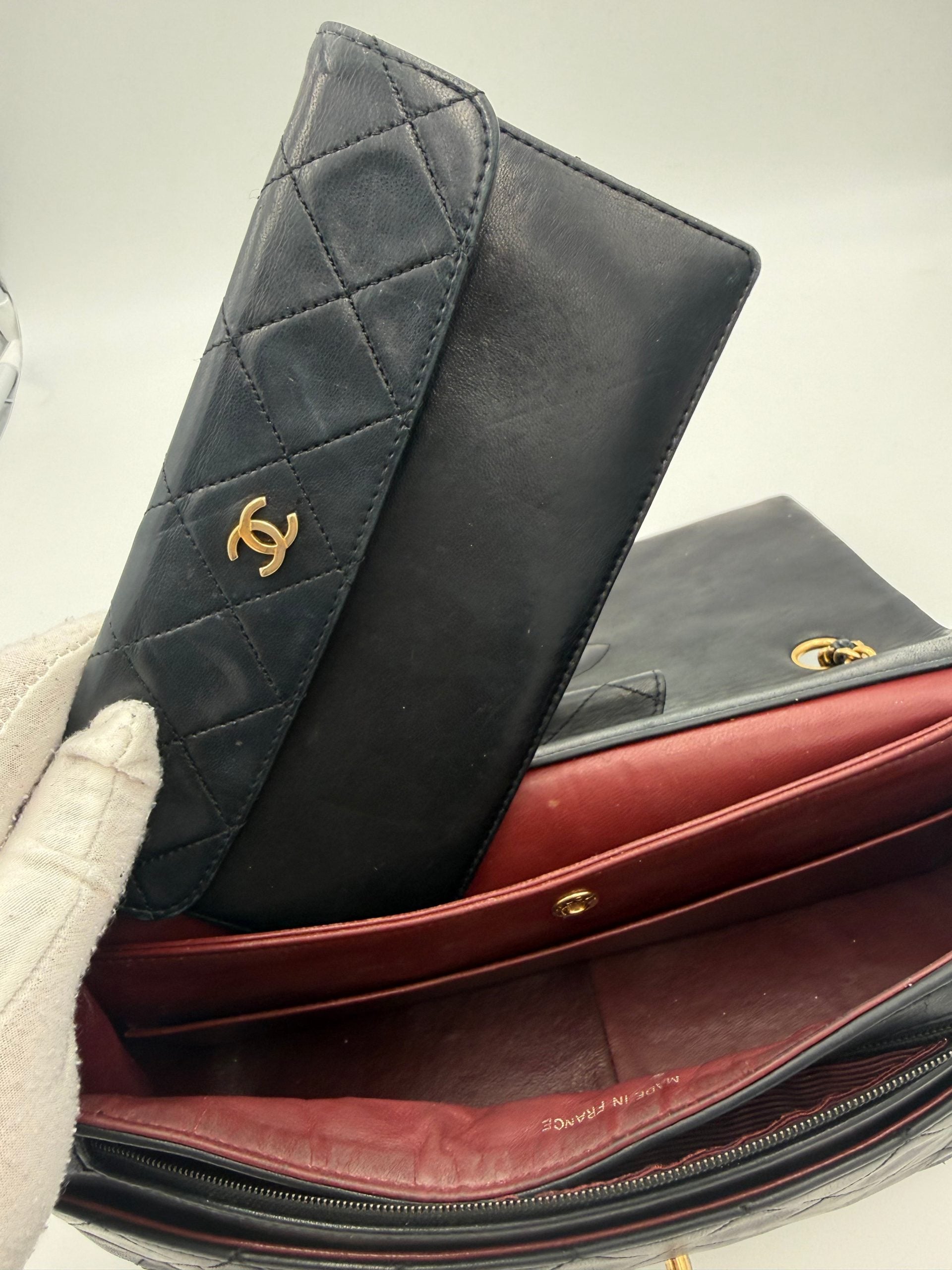 Chanel CHANEL Timeless Classic Τσάντα με Αποσπώμενο Πουγκί