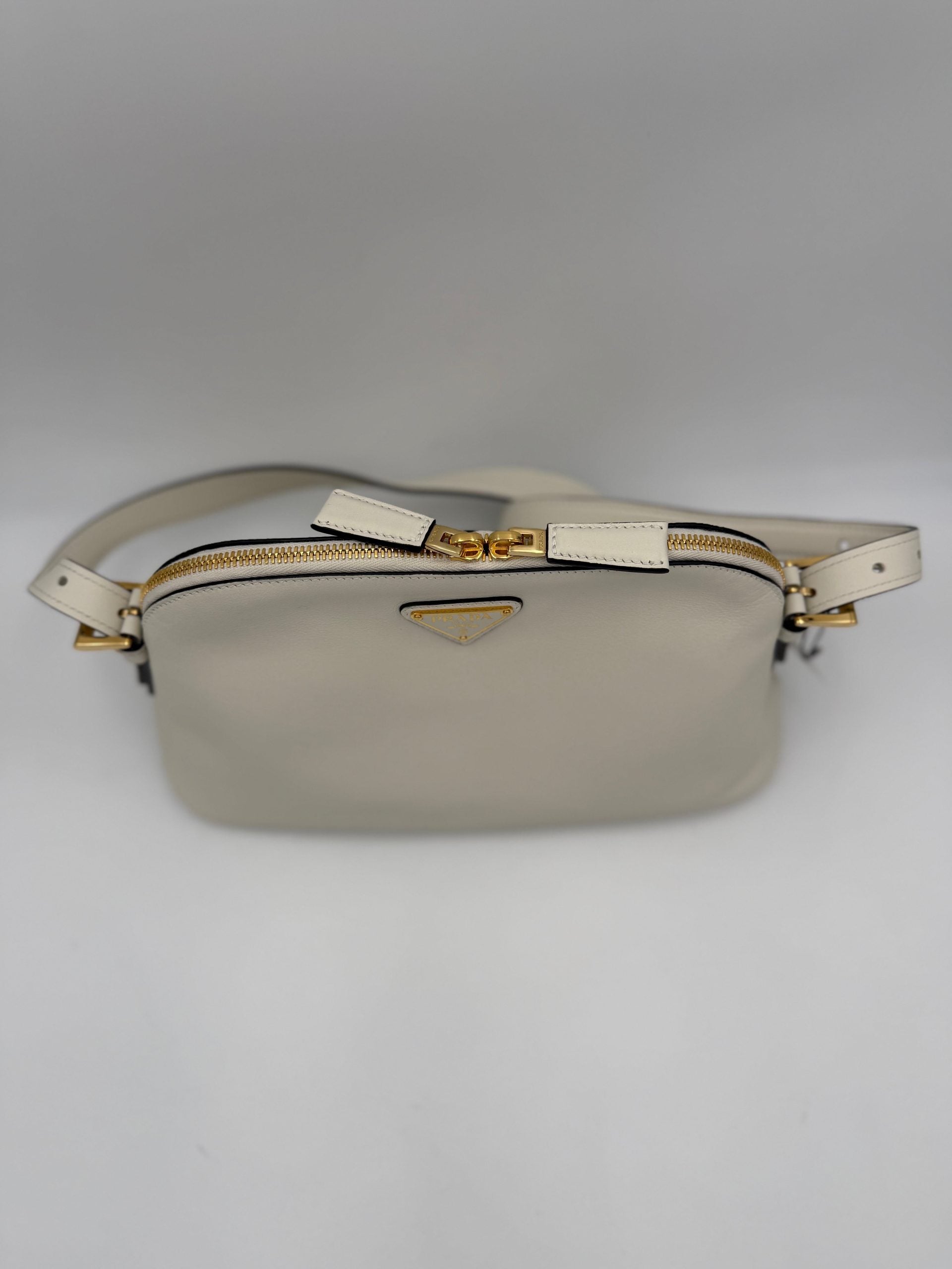 Prada PRADA Bauletto BOWLING in Leather Handbag