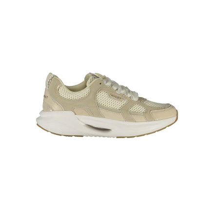 Twinset Beige Fabric Womens Sneaker