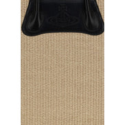 Vivienne Westwood Beige Raffia Shoulder Bag