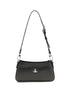 Vivienne Westwood Black Calf Leather Bos Taurus Shoulder Bag